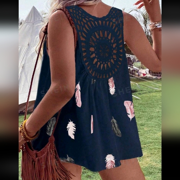 Fun boho style tank - Picture 4 of 4